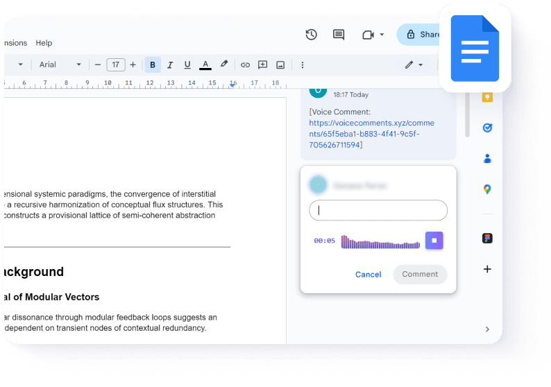 Google Docs Integration illustration
